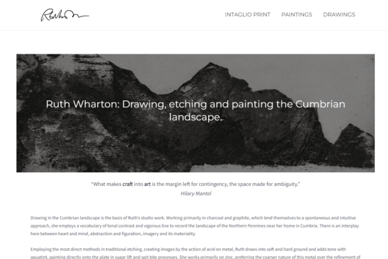 Ruth Wharton Art home page