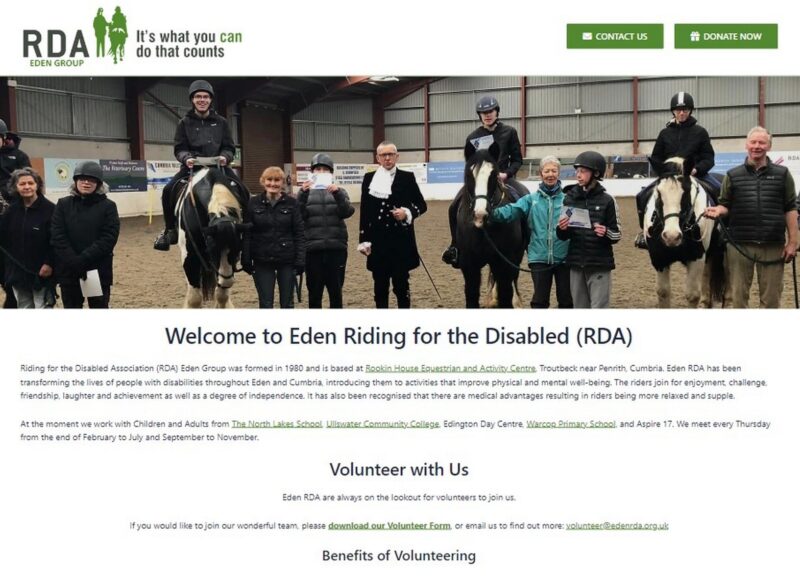 Eden Riding for the Disabled Home Page