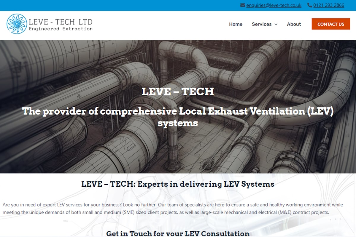 Leve-Tech Home page