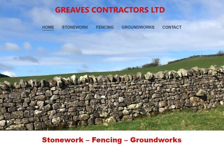 Home page for Greaves Contractors