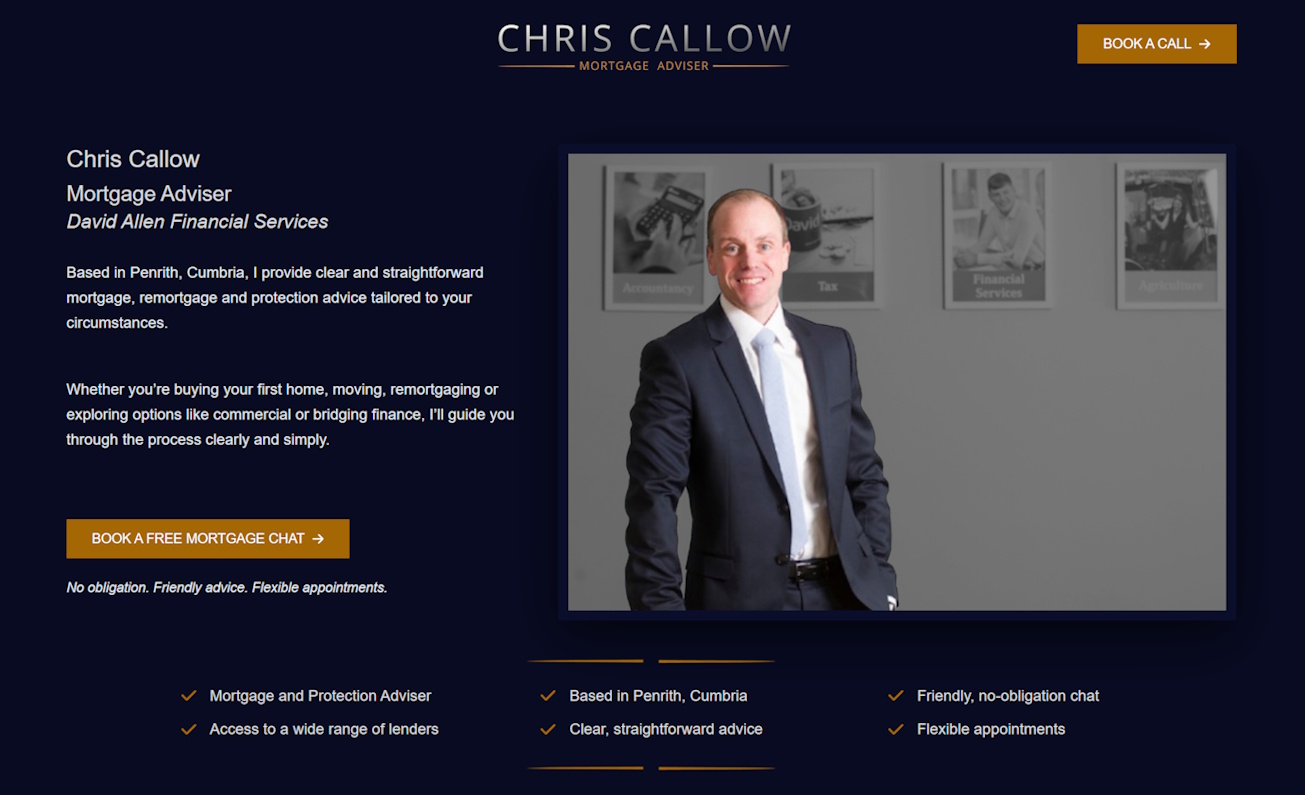 hris Callow Mortgage Adviser Penrith Home page